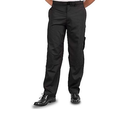 Allpoints Kng 2Xl Chef Pants Active, Black 2128BLK2XL